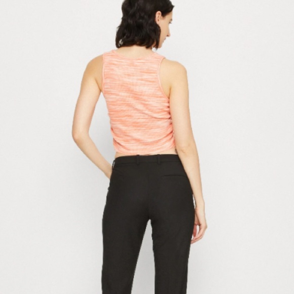 Aerie Rouchy Rib Tank Top in Saturn Peach Small - Picture 3 of 11